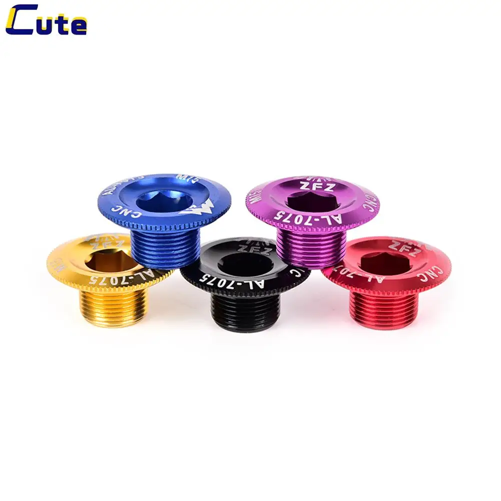 5 colors M15 MTB Crankset Crank CoverAluminium Alloy Road Bike Fitting Crankset Dental Plate