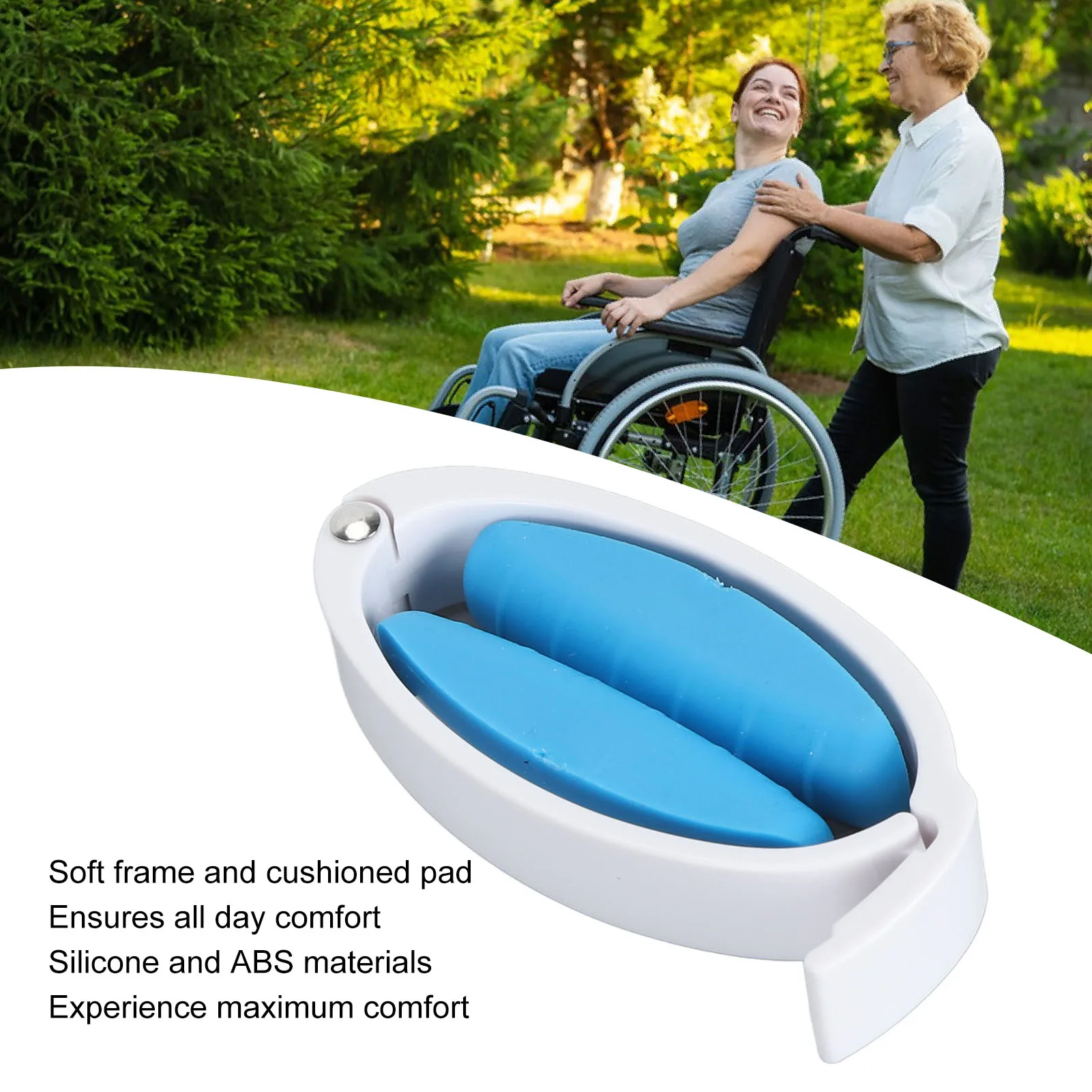 1pcs Male Urinary Incontinence Clamp Prevent Leakage Adjust Pressure Soft Silicone Incontinence Clip Men Male Patients Care 2
