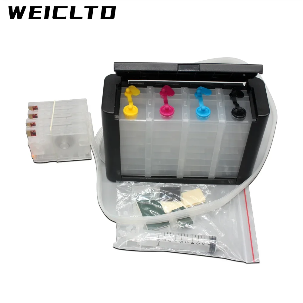 HP Designjet T125 T130 T525 T530 T120 T520 프린터용 HP711 711 711XL Ciss 시스템 영구 칩