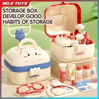 Kids Doctor Set Pretend Play Girls Boys Simulated Nurse Doctor Stethoscope Injection Home Medical Toolbox Toys for Children Gift 1