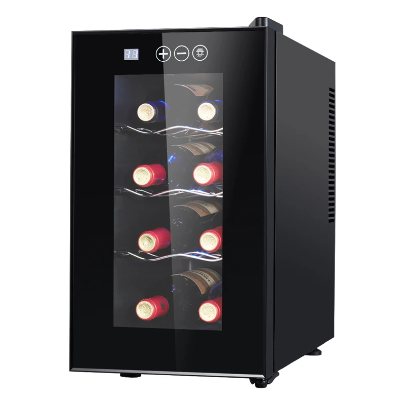 8 Bottles 23L Electric Compressor Wine Fridge Cooler Refrigerator For Home Use