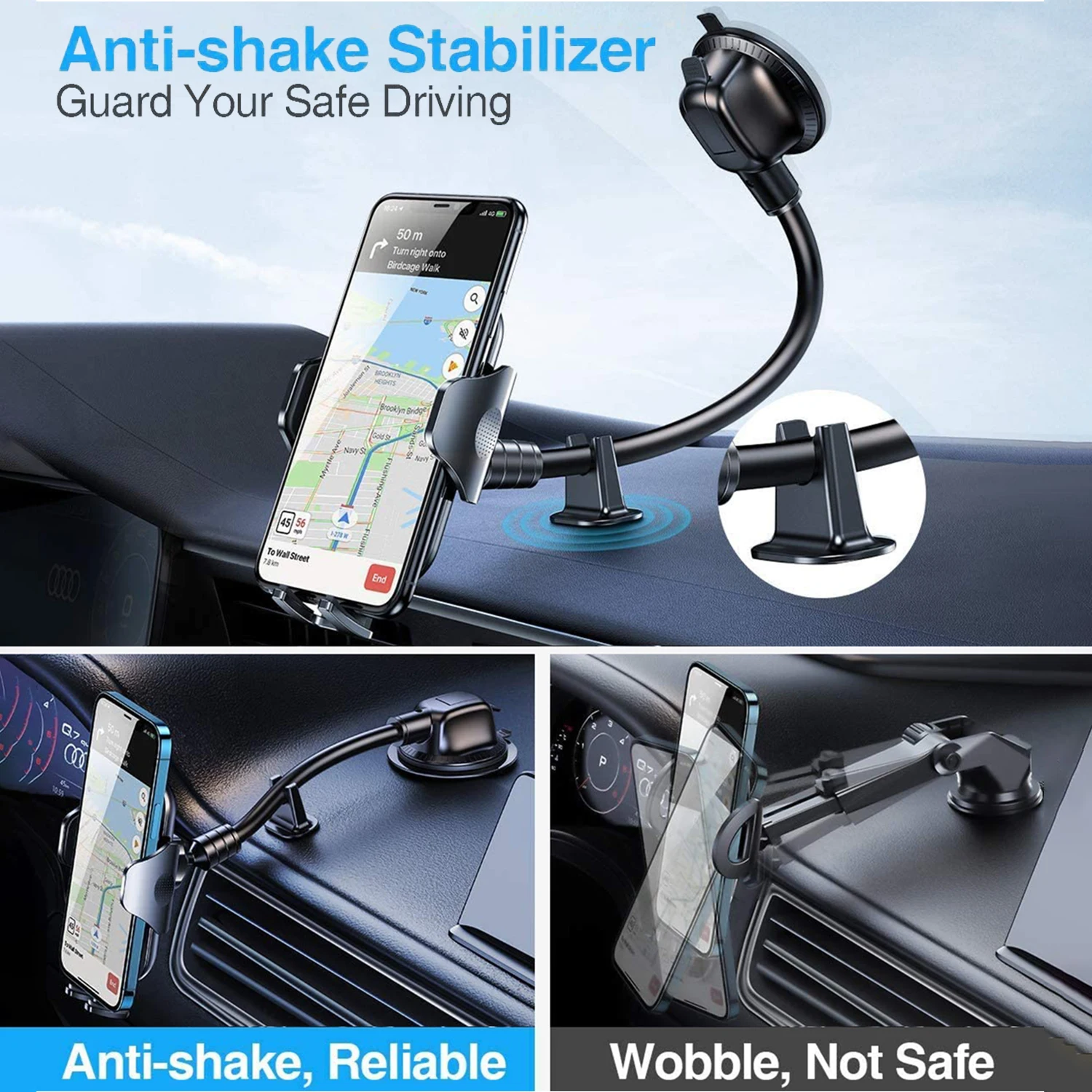 Joyroom Car Holder for Air Vent Dashboard Universal Phone Holder Stand in Car For iPhone 13 12 Pro Xiaomi Car Phone Holder Mount
