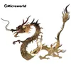 Microworld 3D Metal Puzzle Chinese Zodiac Dragon Model Kits DIY Laser Cut Assemble Jigsaw Toys Birthday Gifts For Adult Teen Kid 3