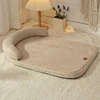 Dog Beds for Medium Large Dogs,Sofa Dog Bed with Pillow,Soft Pet Bed for Support Bolster,Wintert Pet Bed & Non-Slip Bottom 3