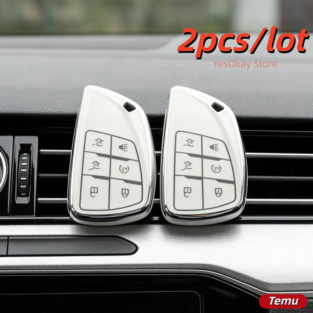 Premium Car Key Case Covers, Set of 2 - Sleek and Durable Protection