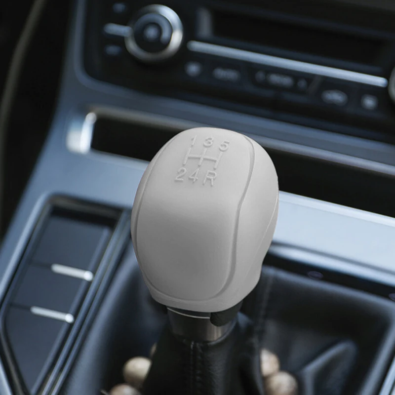 

Universal Silicone Car Gear Shift Knob Collars Auto Styling Decor Dusting Non-Slip Gear Shift Protective Covers Car Accessories