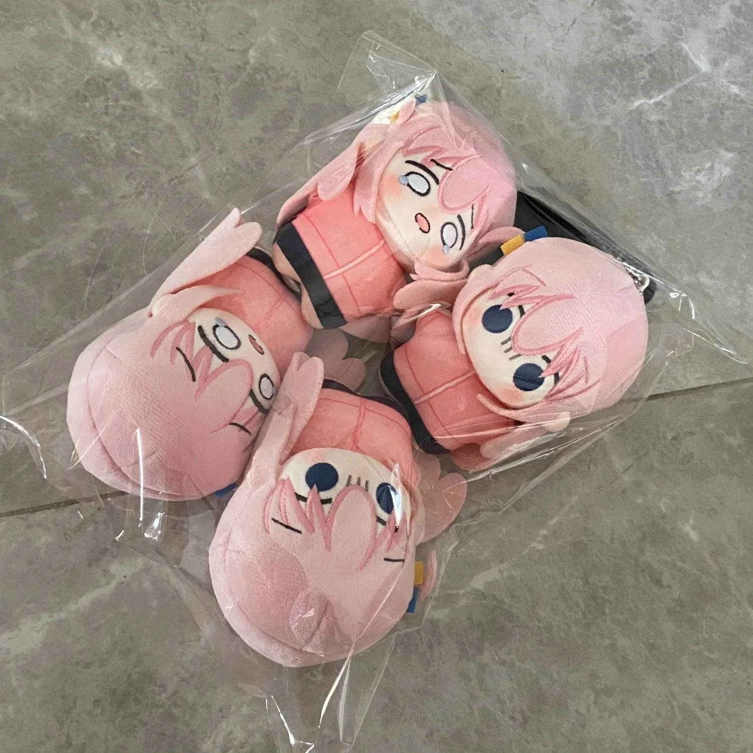 

Anime BOCCHI THE ROCK Gotoh Hitori Cosplay Mini Soft Plush Doll Cute Starfish body Pendant Knapsack Keychain 10cm Xmas Gift