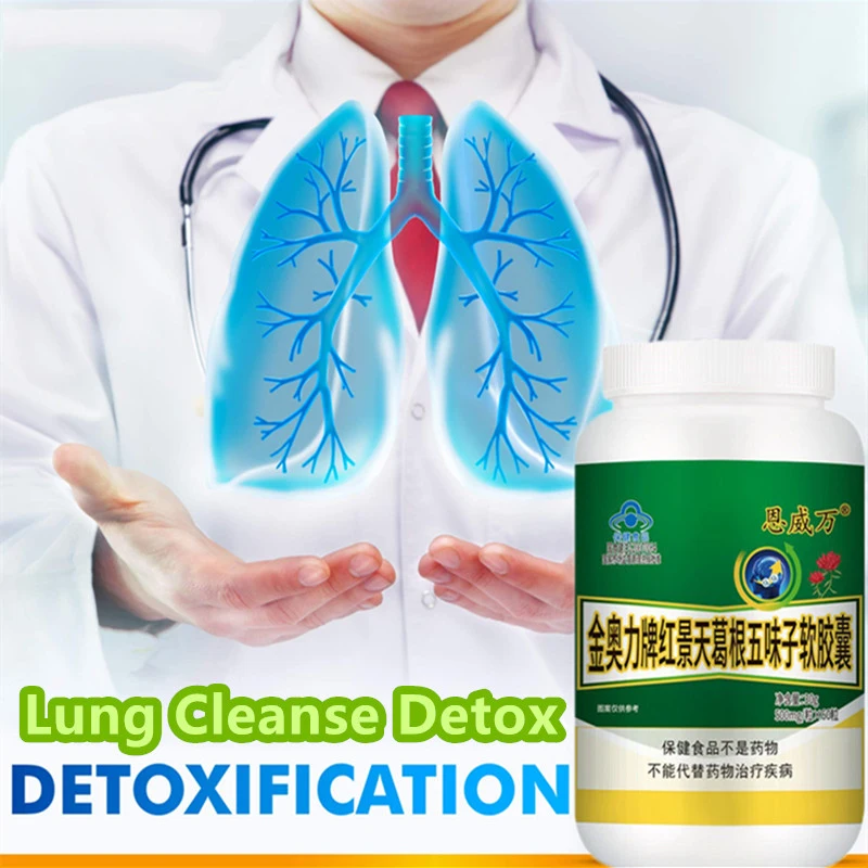 

Lung Cleanse Detox Pills Support Respiratory Health Mucus Clear Quit Smoking Aid Asthma Relief Altitude Sickness Vegan Capsule