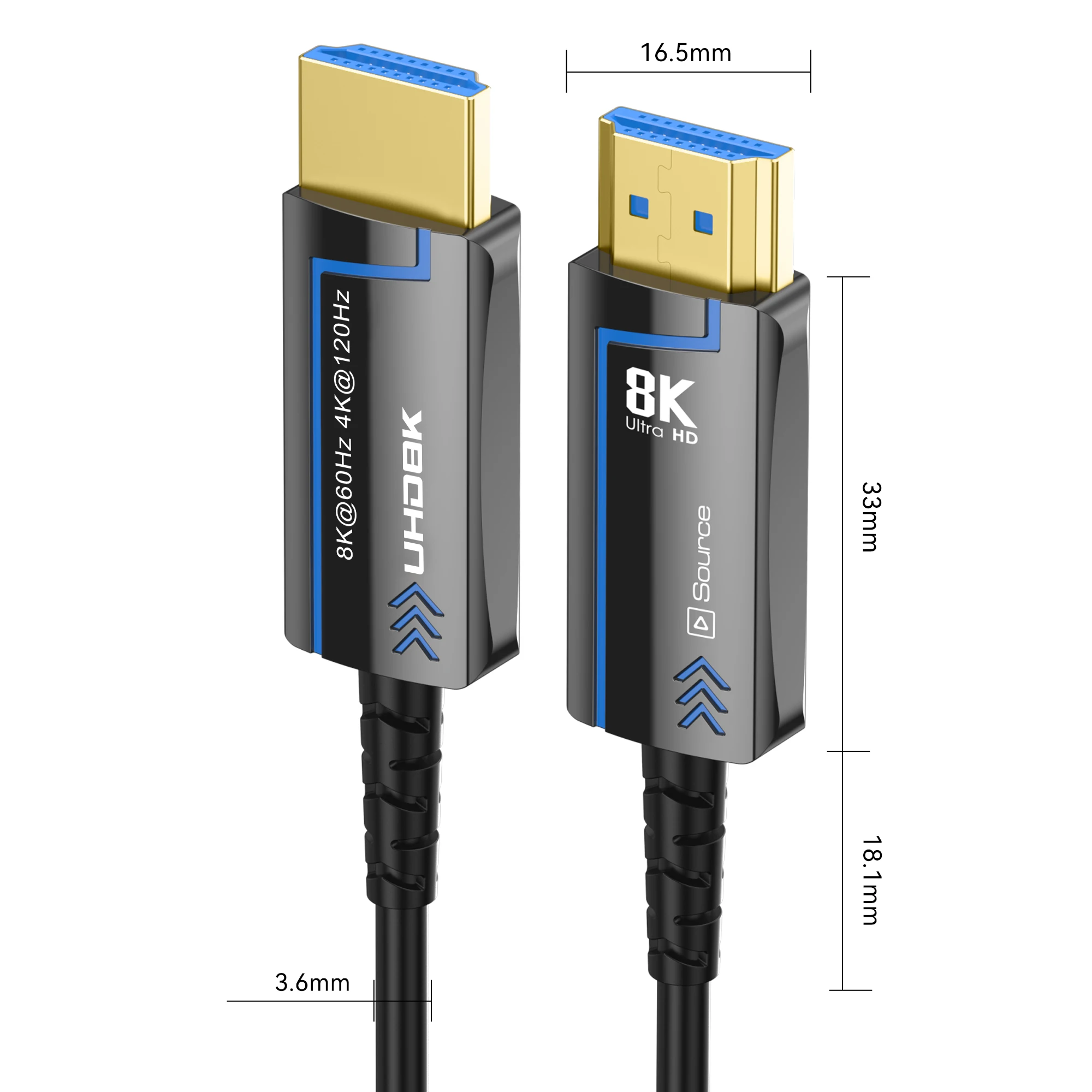 Ultra High-Speed 8K HDMI 2.1 Fiber Optic Cable
