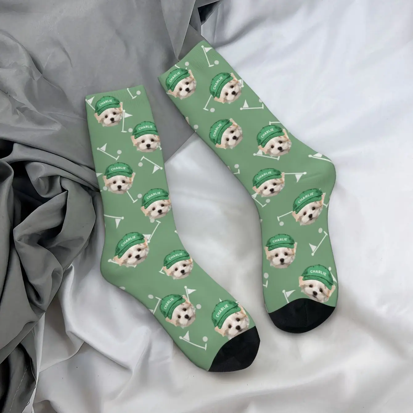 Personalized Pet Photo Socks - Custom Gift for Pet Lovers, Cat & Dog Dads