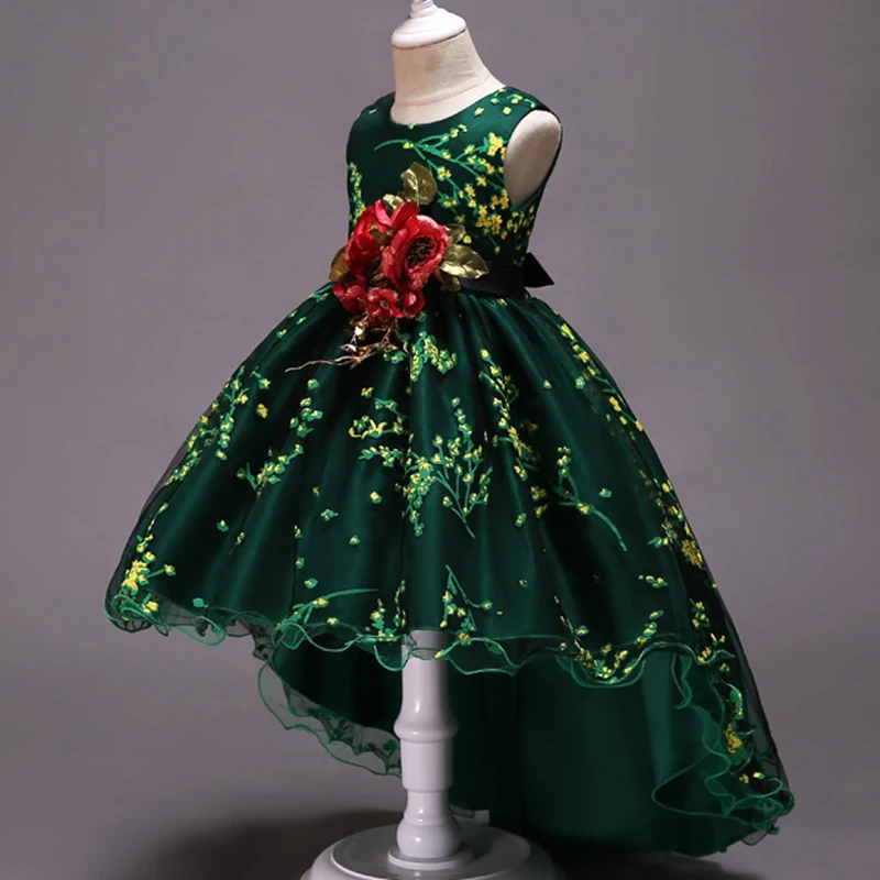 Baby Girls Flower Princess Dress Kids Party