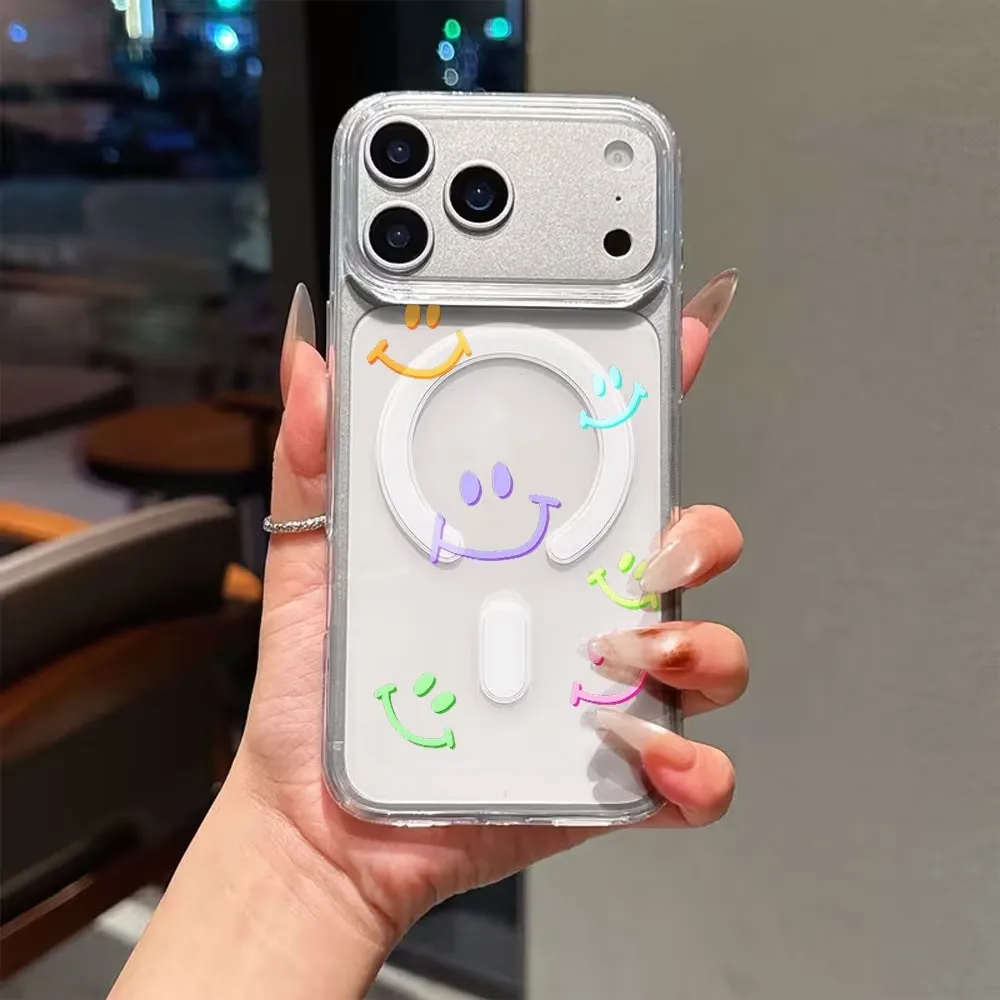 Dopamine Smile Wireless Charging Phone Case with MagSafe Cover