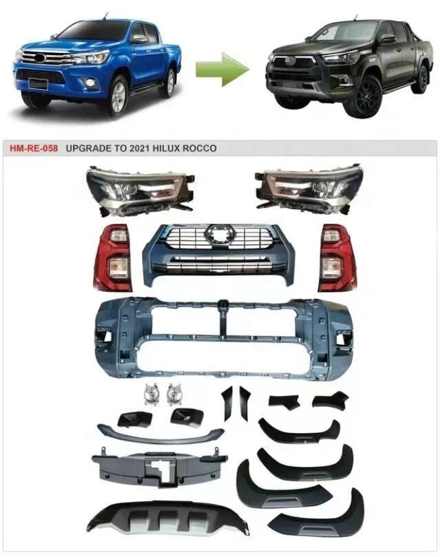 

4x4 Body kits for Hilux vigo 2005-2014 Upgrade to Hilux Rocco 2021