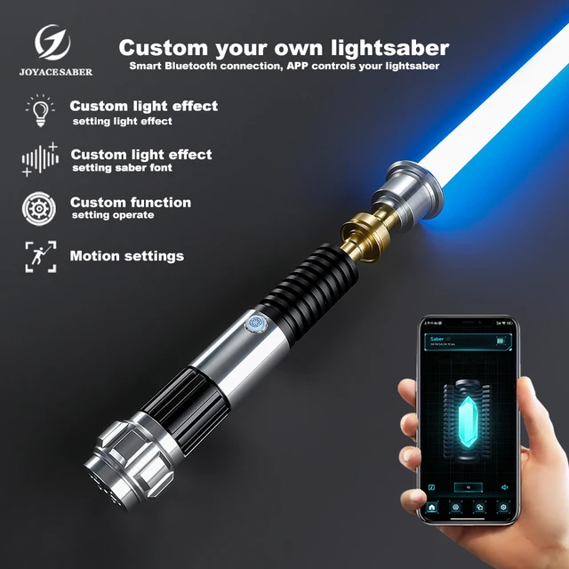 Lightsaber Obi-Wan Kenobi Xenopixel Light Saber โลหะ Jedi Pixel ดาบเลเซอร์ Heavy Dueling คอสเพลย์ Neopixel Sabers ของเล่น 1