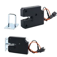 DC3v5v12v small titanium wire electric control lock plastic electric lock storage cabinet door lock adult vending machine lock 1