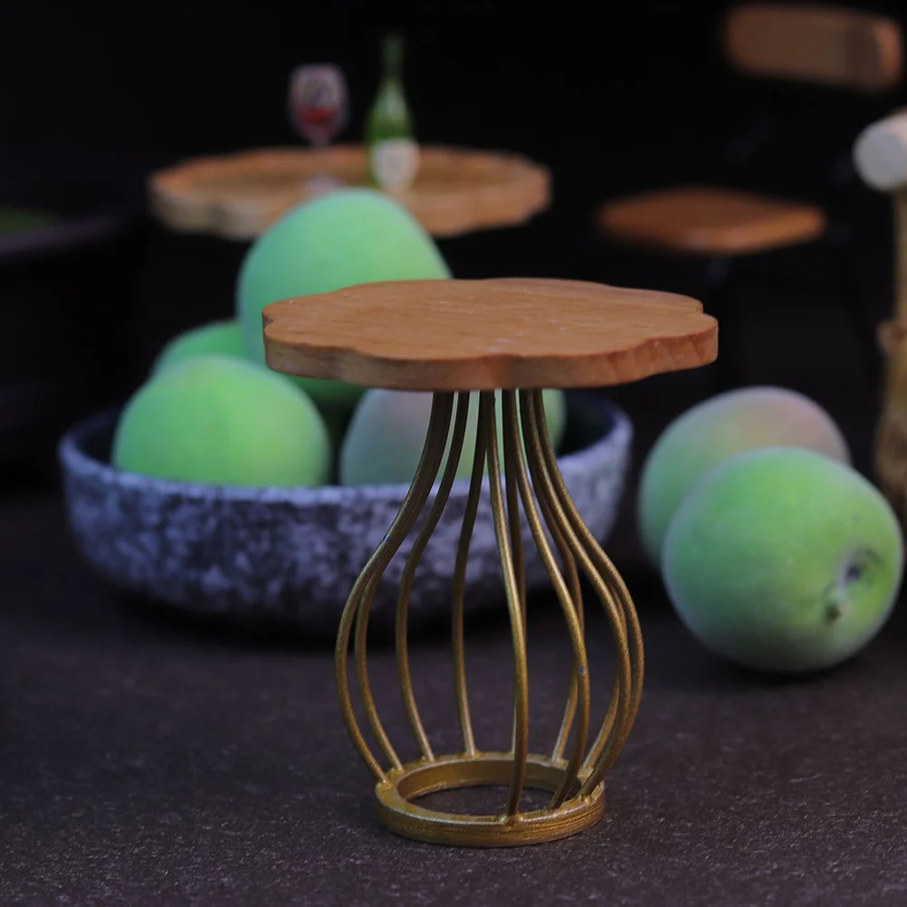 

Маленький кофейный столик, миниатюрный декор, искусственная мебель, туалетные игрушки, чайные боковые столики для рукоделия