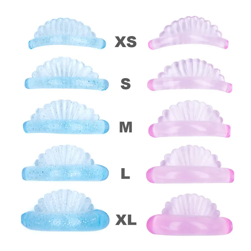 Eyelash Curler Eyelash Accessories 5 Pairs Silicone Eyelash Perm Pad Recycling Lashes Rods Shield Lifting 3D Eyelash Curler Accessories Applicator Tools