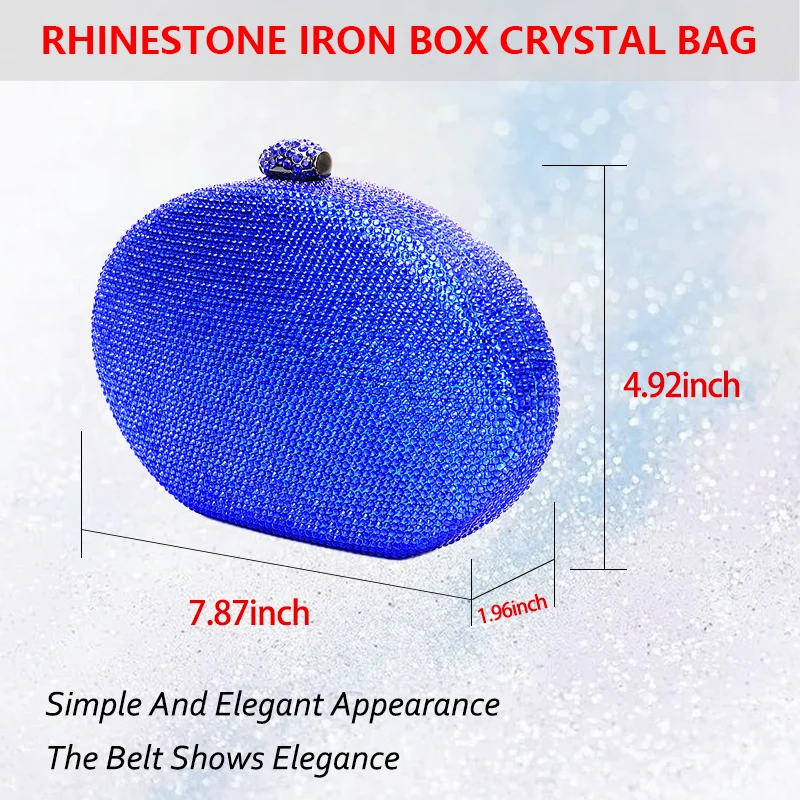 Women Clutch Bag with Diamond Crystal Shining Dinner Party Bag for Wedding Christmas Valentine's Day Wedding Gift Free Shipping