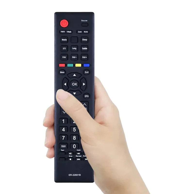 ALLIMITY ER-22601B Télécommande remplacée pour Hisense TV H32MEC2150S H40M2100S H32N2105S H43N2100S H39N2110S HE43M2165FTS H32N2100S H49NEC2000S LHD32D50TS H39A5100 H49N2100S LHD24D33NSEU ER22601B