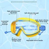 Swimming Glasses Waterproof Anti-fog HD Transparent Earplugs Kids Swimming Goggles Large FramePool Eyewear Swimming Accessories 3