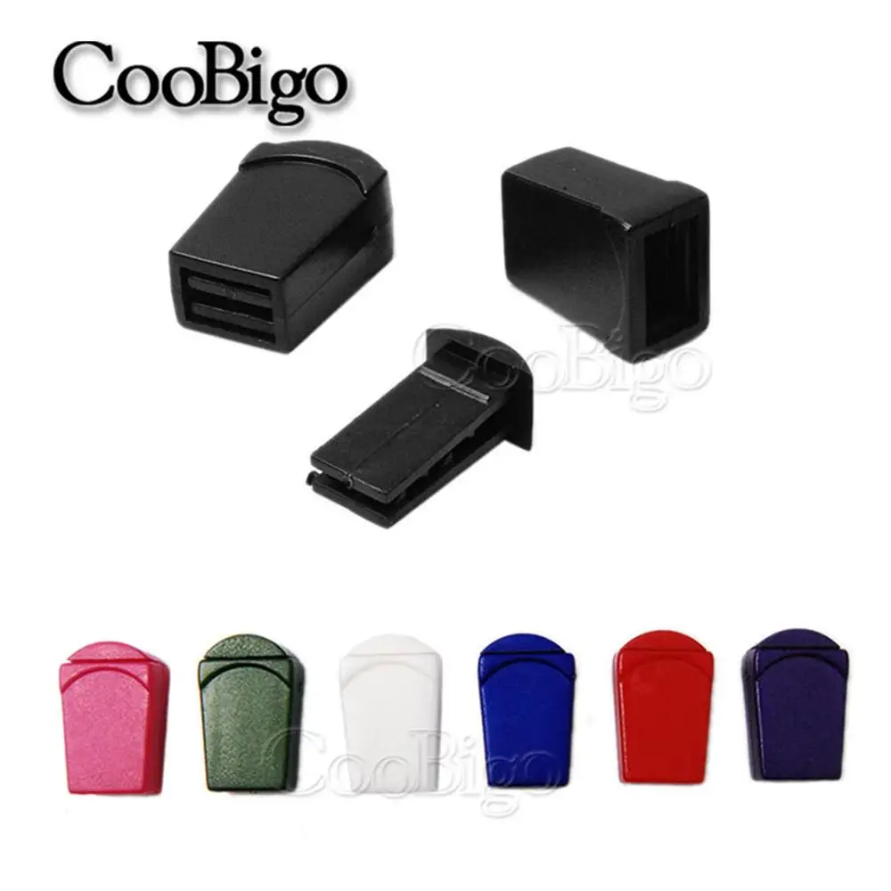 5pcs Zipper Pulls Clip Backpack Cord Ends Lock Buckles for Outdoor Backpack Lanyard Apparel Shoelace Rope Bag DIY Accessories