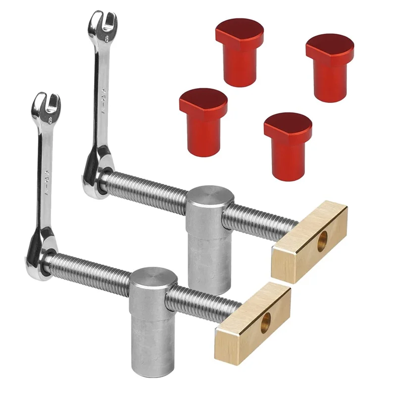 

Woodworking Bench Dog Clamps with Bench Dog Stop Sets Clip Clamp Fixture Vise Benches Joinery Carpenter Tools(19Mm) C