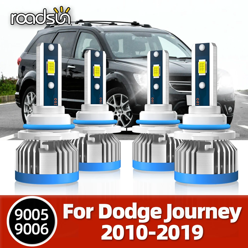 

Roadsun мощный 9005 9006 автомобиль 12V светильник турбо лампы 16000LM для Dodge Journey 2010 2011 2012 2013 2014 2015 2016 2017 2018 2019