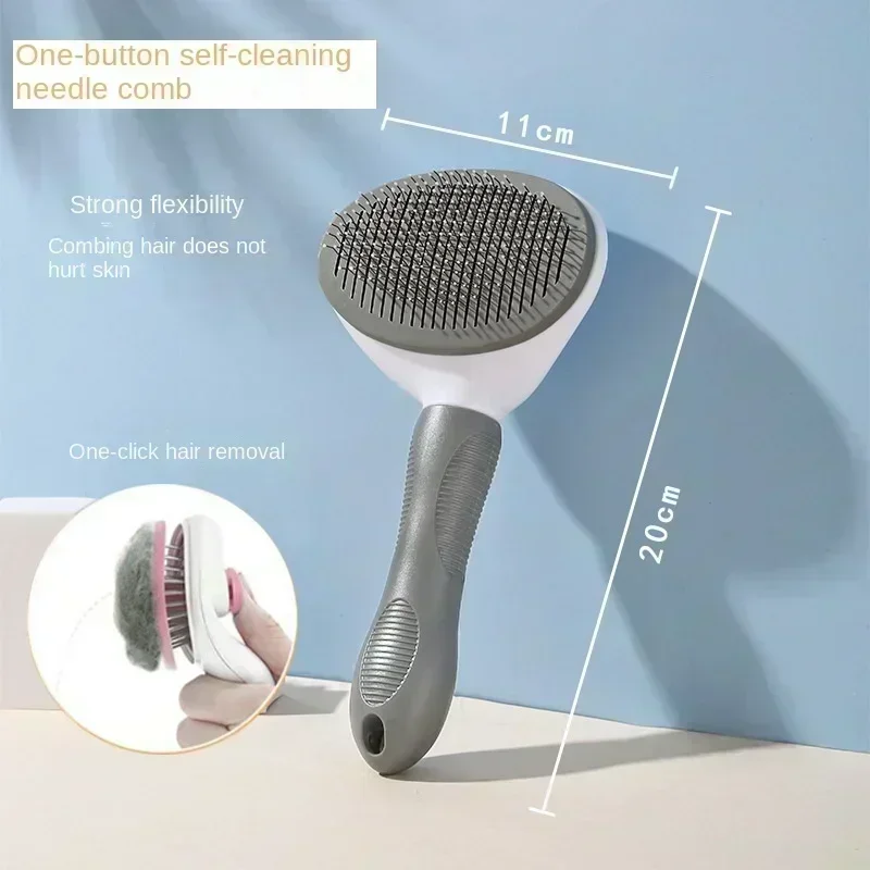 Pet Hair Removal Comb - Non-slip Beauty Brush