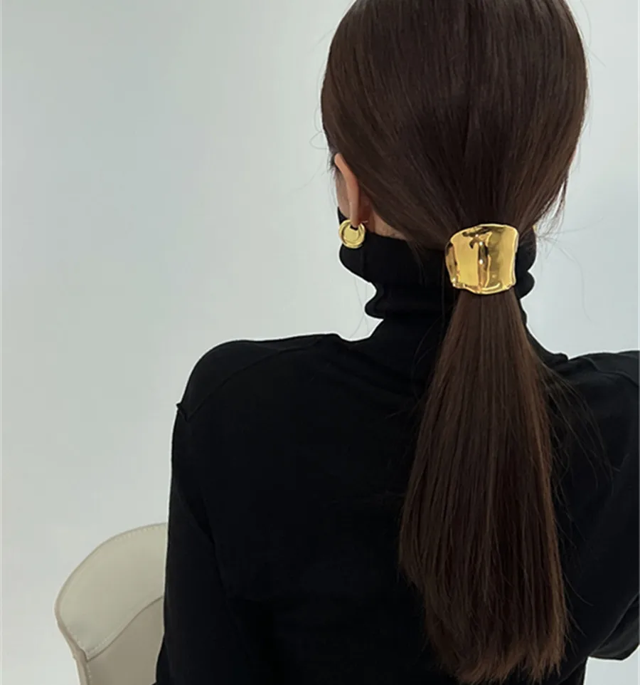 Hair Accessory Korea Bohemia design Concave and Convex craft Hair Buckle Retro Clip Hair Fork Clip Fashion Metal Hair Ring hair accessory hair clip hair headdress