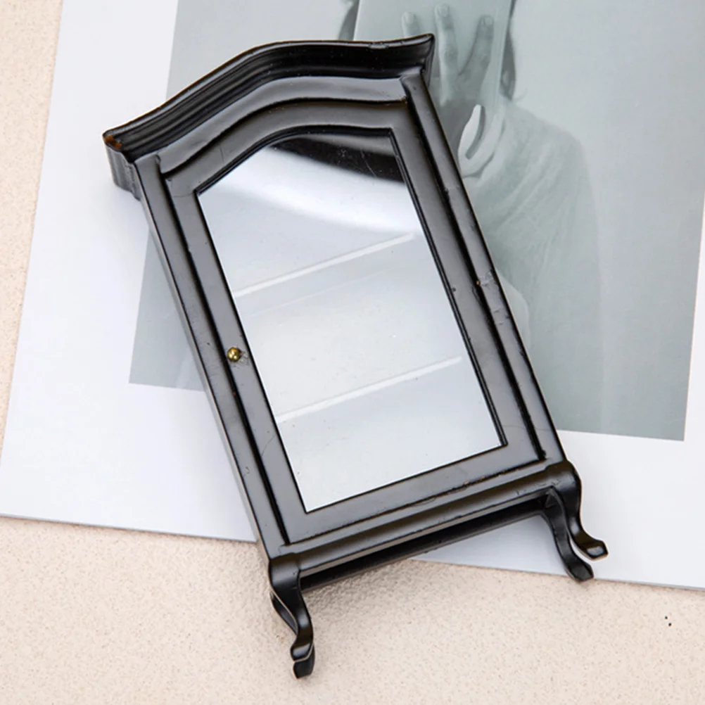 

Simulation Cabinet Accessories for Mini House Miniature Wooden Miniatures Things Kitchen Decor Child Furniture
