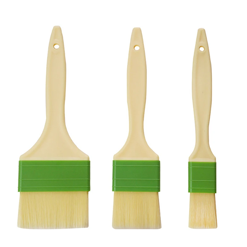 3 pieces of random color oil brushes, practical baking brushes for