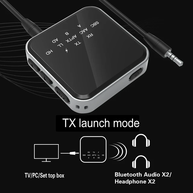 Aptx HD LL Adaptive Bluetooth Receiver Transmitter BT 5.2 RCA 3.5mm Jack  AUX Wireless Audio Adapter Handsfree Call For TV Car PC - AliExpress