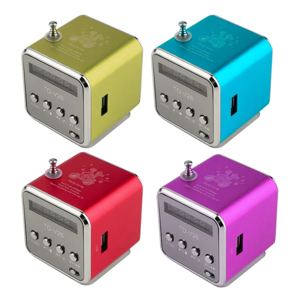 Portable Mini Bluetooth Speaker with FM Radio and LED Display