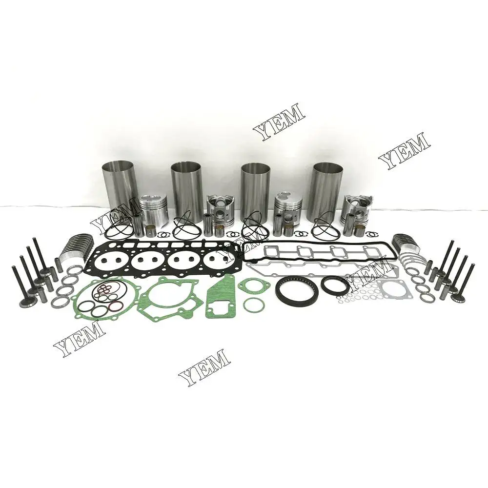 

For Yanmar Engine Rebuilding Kit With Full Gasket Set Cylinder Piston Rings Liner Bearing Valves 4D94E Engine spare parts