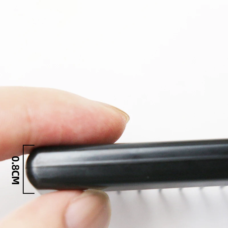 Anti-static Portable Comb Three Rows of Teeth Teasing Comb Exfoliating Brush for Real Hair Wigs 1pc hair comb,hair styling tool,hair styling comb