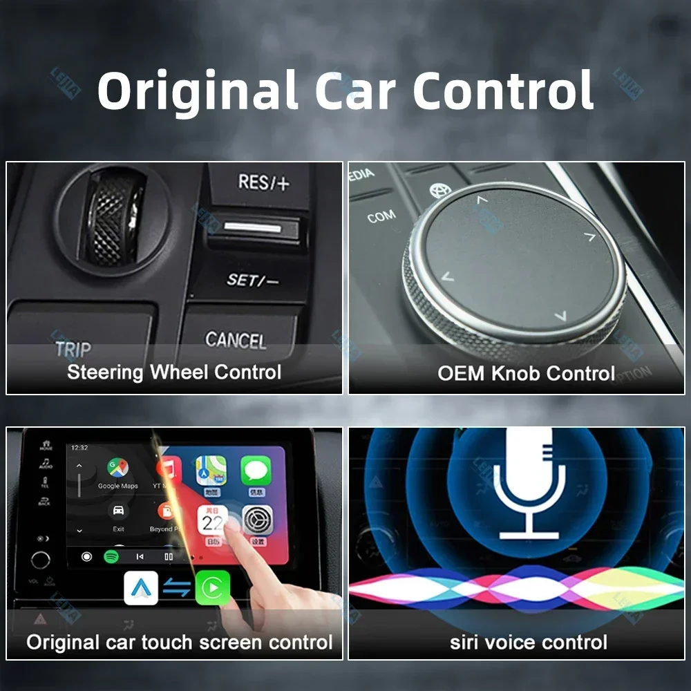 Mini 2in1 Wired to Wireless Carplay Android Auto Adapter for Car Radio Smart Audio Box Bluetooth WiFi Auto Connection