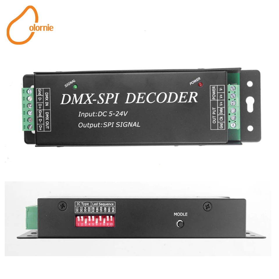 DMX to SPI Decoder - évoralight
