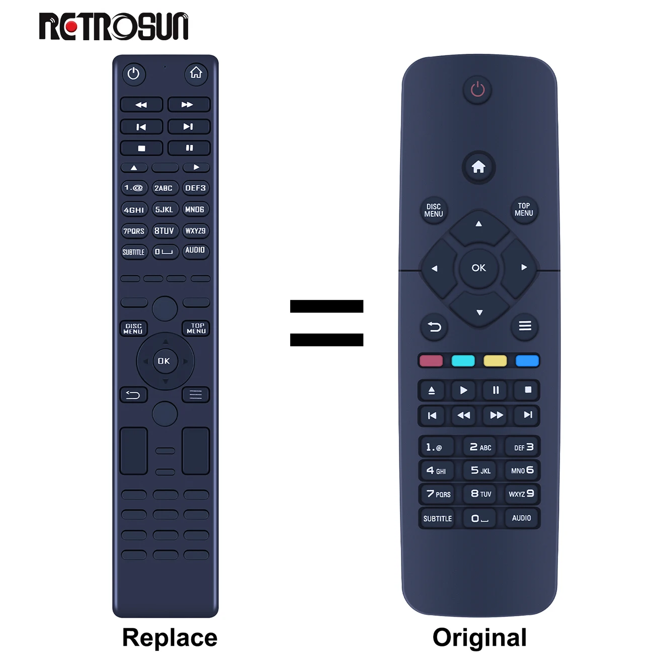 

Remote Control For Philips RC5820 BDP2510B/12 BDP2110/05 Blu-ray BD DVD Player BDP2510B12 BDP211005