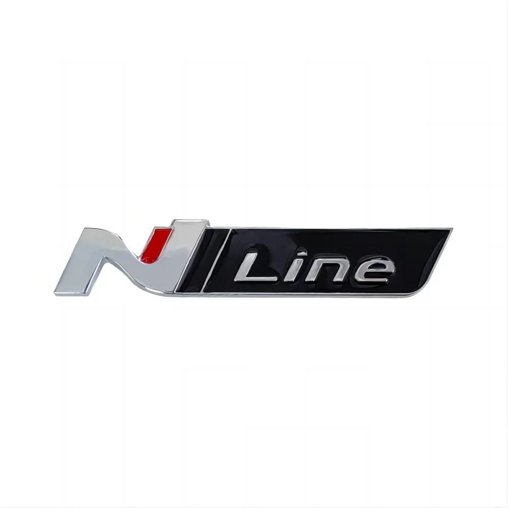 Adesivo Per Auto Black Trunk Fender Nline Emblem Per Hyundai I30 Tucson 2023 I20N I30N Ix35 Accent Tucson Coupe Sonata Accessori