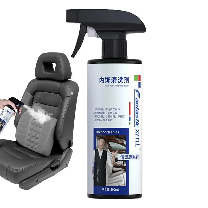 

Leather Cleaning Spray For Car 500ml Leather Cleaner And Conditioning Spray Prevent Cracking Stain Remover For Carpet Upholstery