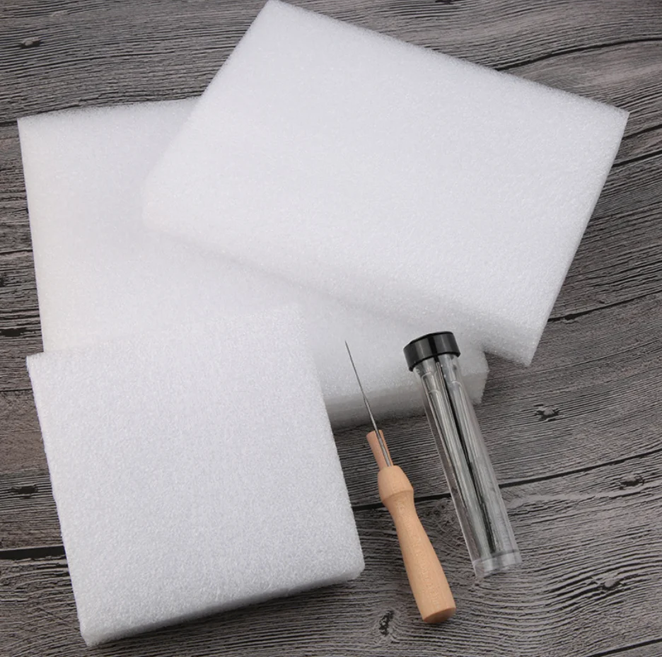 Needle Felting Mat 1pc Wool Felt Workplace Mat White/black/red Foam Pad Needle Felting Poked Pad DIY Craft Needle Felting Tools Accessories needle felting mat