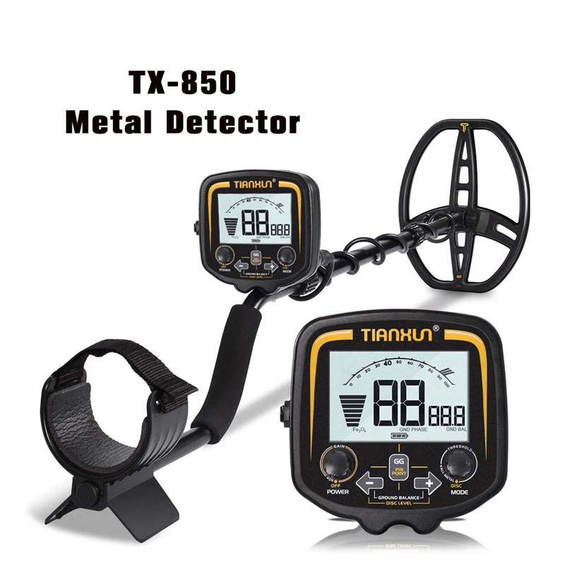 TX-850 Underground Metal Detector Professional Accuracy Scanner Search Finder Gold Detector 2.5m Depth Treasure Hunting Tool