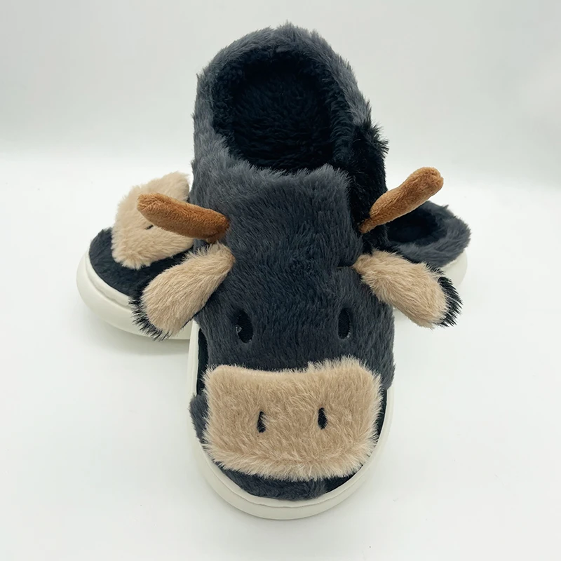 Highland Cow Slippers For Adults Cool Cow Shop