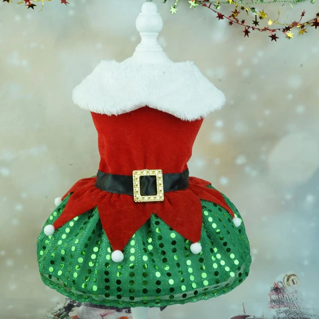 Falda de tutú para mujer, diseño de Papá Noel, con lentejuelas brillantes,  color rojo brillante