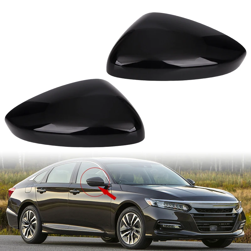 2pcs Glossy Black