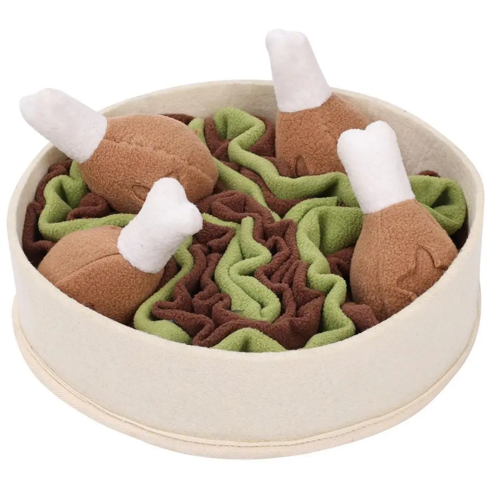 Interactive Dog Puzzle Chicken Leg Bucket Toys - PeticaDeals