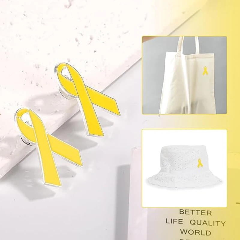 Yellow Ribbon Bring Them Home Pin Anti-Violence Awareness Brooches Stylish Enamel Breastpins Badges Ornament Jewelry 5-20pcs enamel pins,pin brooches,enamel brooches,clothing brooch,art brooches,acrylic brooches,metal brooches