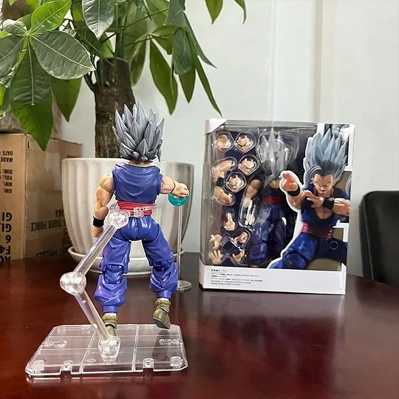 1PC SHF 손오반 비스트 액션 피규어 PVC 가동식 수집용 인형 애니메이션 초사이어인 오반 피규어 모델 장난감 선물 17cm