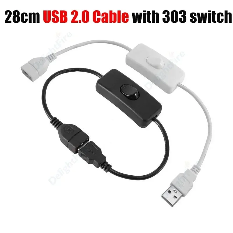 28CM-USB-Cable-with-Male-To-Female-ON-OFF-Switch-Cable-Extension-Toggle ...