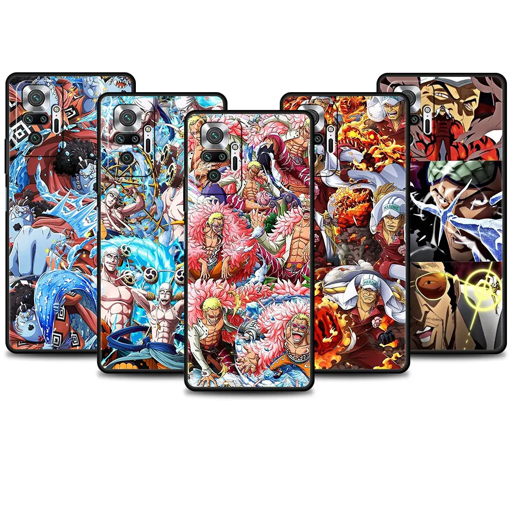 Phone Case for Xiaomi Redmi 9 9a 9c 8 k40 Note 9s 7 8t 9t 10 11 Pro Cover Silicone Funda Black Coque One Piece Hero |